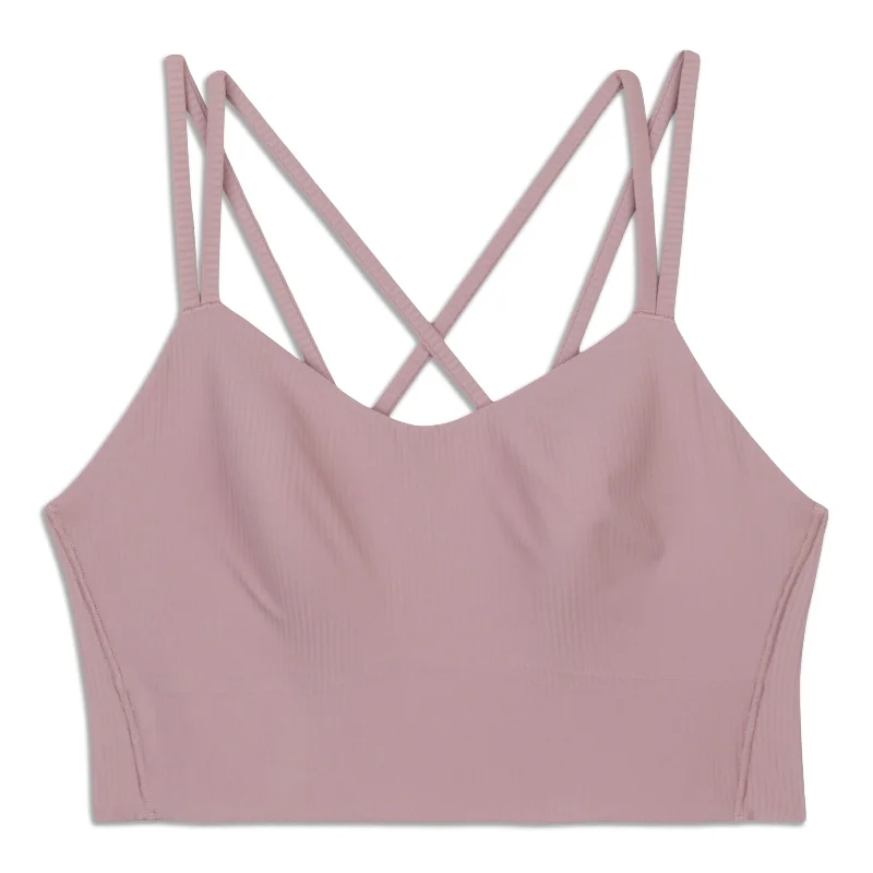 Yoga Bar with Apple and Ginger -Like a Cloud Ribbed Longline Bra - Resale
