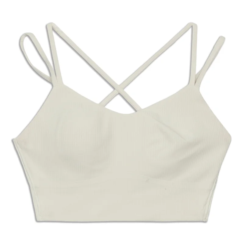 Yoga Bar for Muscle and Flexibility -Like A Cloud Ribbed Longline Bra - Resale