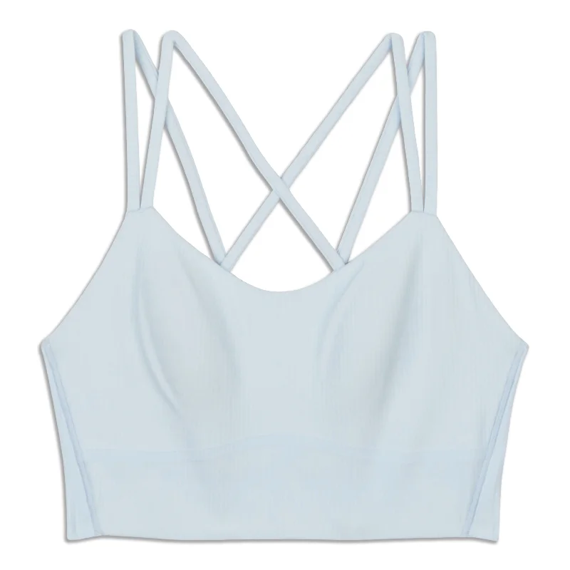 Yoga Bar for Post-Workout Nutrition -Like A Cloud Ribbed Longline Bra - Resale