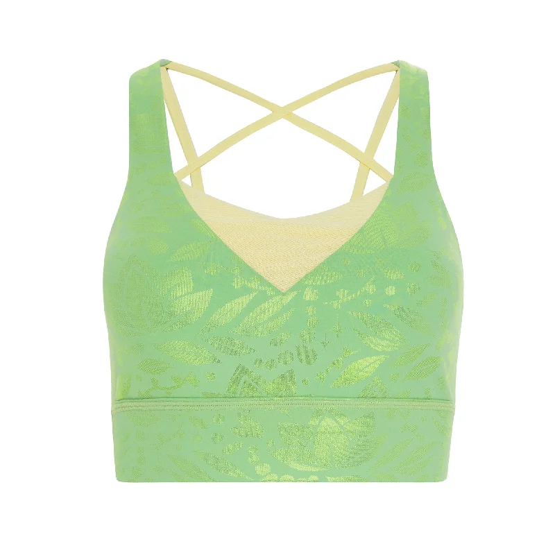 Yoga Bar with Hazelnuts -Lily Pad Princess Sports Bra