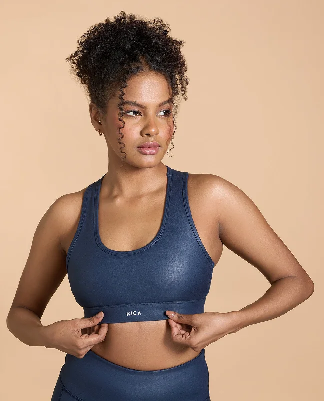 Yoga Bar with Carob -Liquid Medium Support Sports Bra