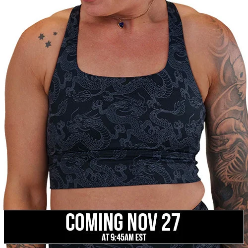 Yoga Bar with Vitamin D3 -Longline Bra | Night Fire
