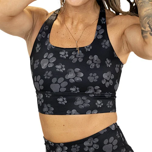 Yoga Bar with Pea Protein -Longline Bra | Paws Off | Shadow