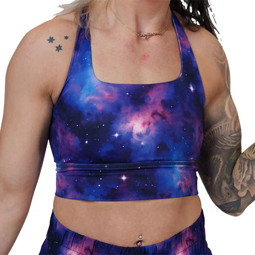 Yoga Bar for After Yoga Class -Longline Bra | Space Dust
