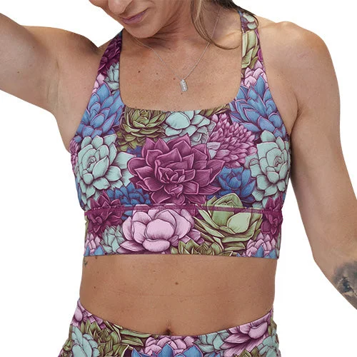 Yoga Bars with Healthy Sugars -Longline Bra | Succa For Plants