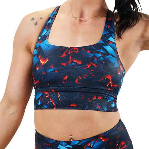 Yoga Bars for a Clean Snack -Longline Bra | The Floor Is Lava