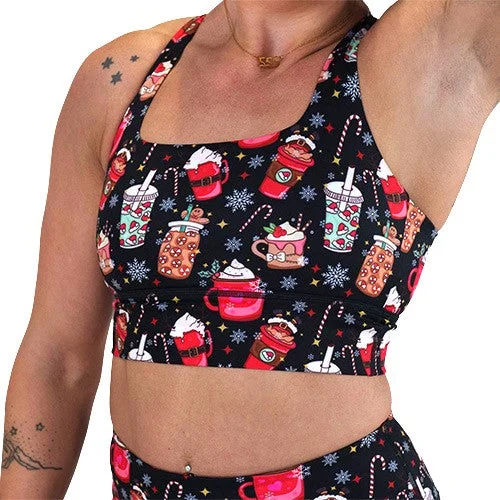 Yoga Bar with Coconut Oil for Smoothness -Longline Bra | Treat Yo Self