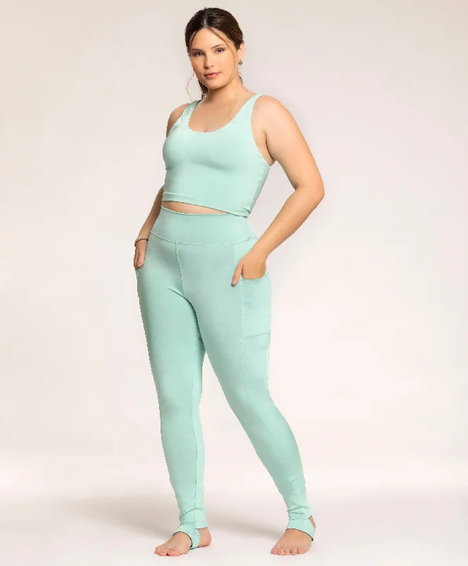 Yoga Bar with Probiotics -Lovely Crop Top Candy Green