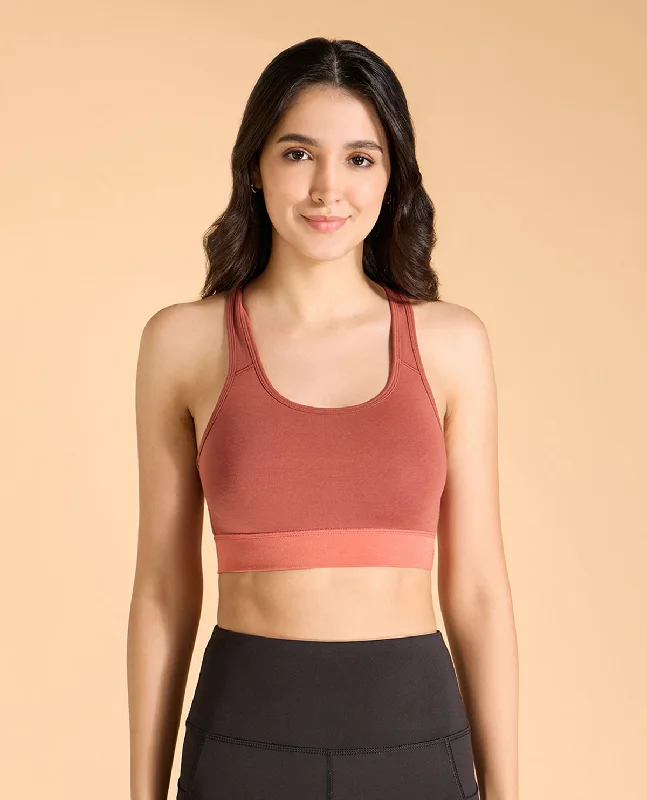 Yoga Bar with Antioxidant-Rich Fruits -Low Support Cotton Sports Bra