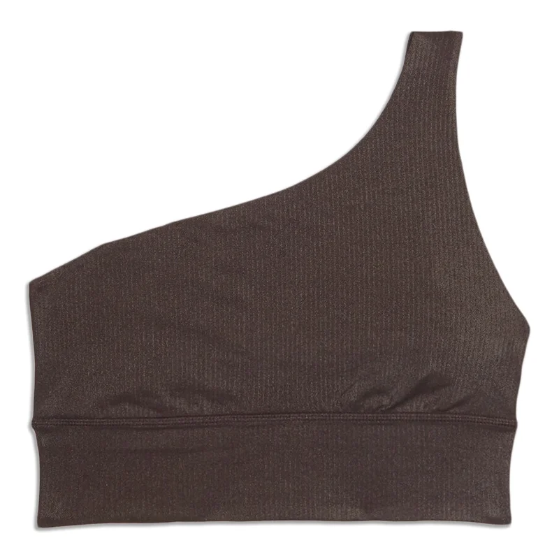Yoga Bar with Carob -lululemon Align™ Asymmetrical Ribbed Bra - Resale