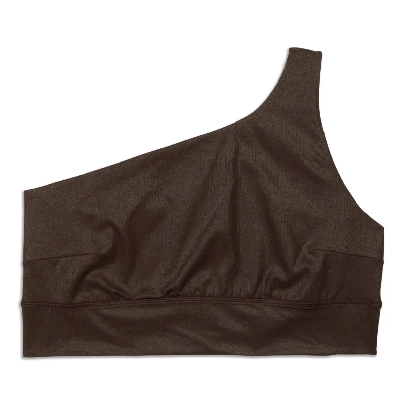 Yoga Bar with Macadamia Nuts -lululemon Align™ Asymmetrical Ribbed Bra - Resale