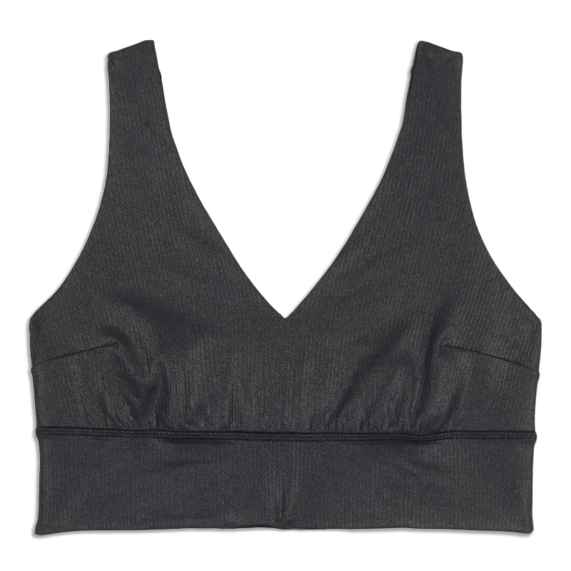 Vegan Yoga Bars -lululemon Align™ Ribbed V-Neck Bra - Resale
