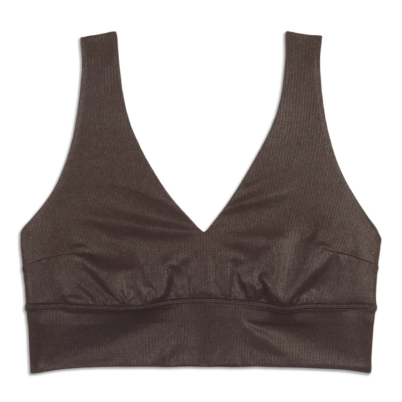 Yoga Bars for Clean Fuel -lululemon Align™ Ribbed V-Neck Bra - Resale