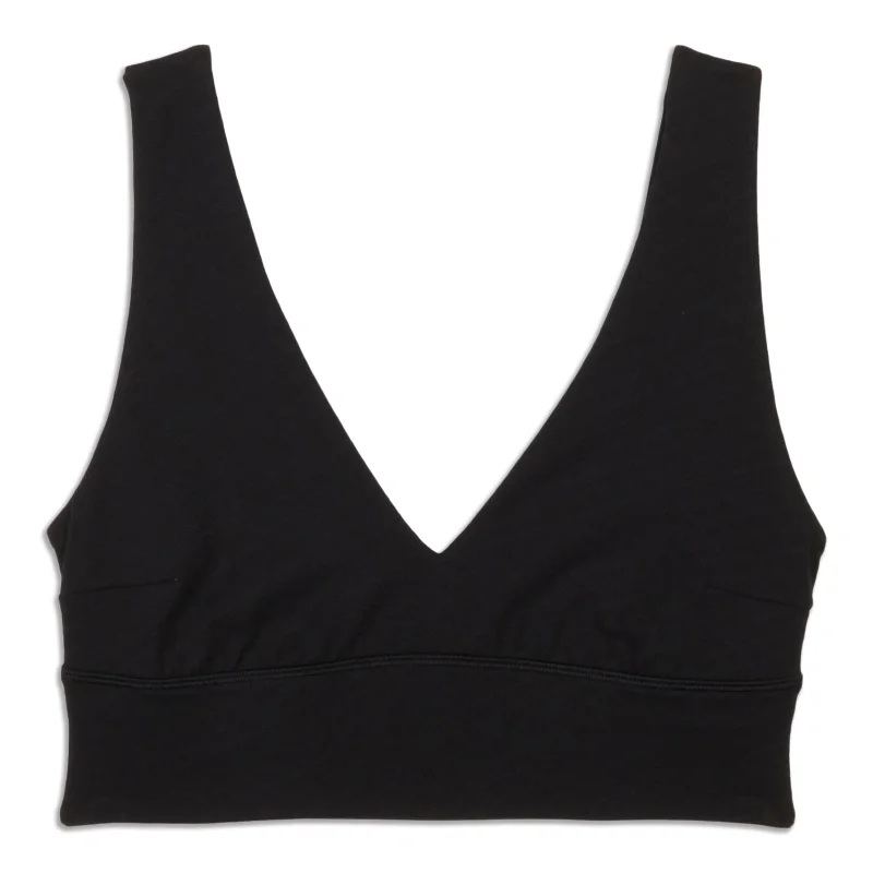 Yoga Bar with Cashew Butter -lululemon Align™ V-Neck Bra Light Support, C/D Cup - Resale