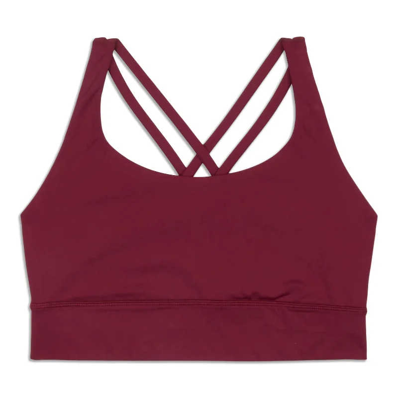Plant-Based Protein Yoga Bar for Recovery -lululemon Energy Longline Bra - Resale