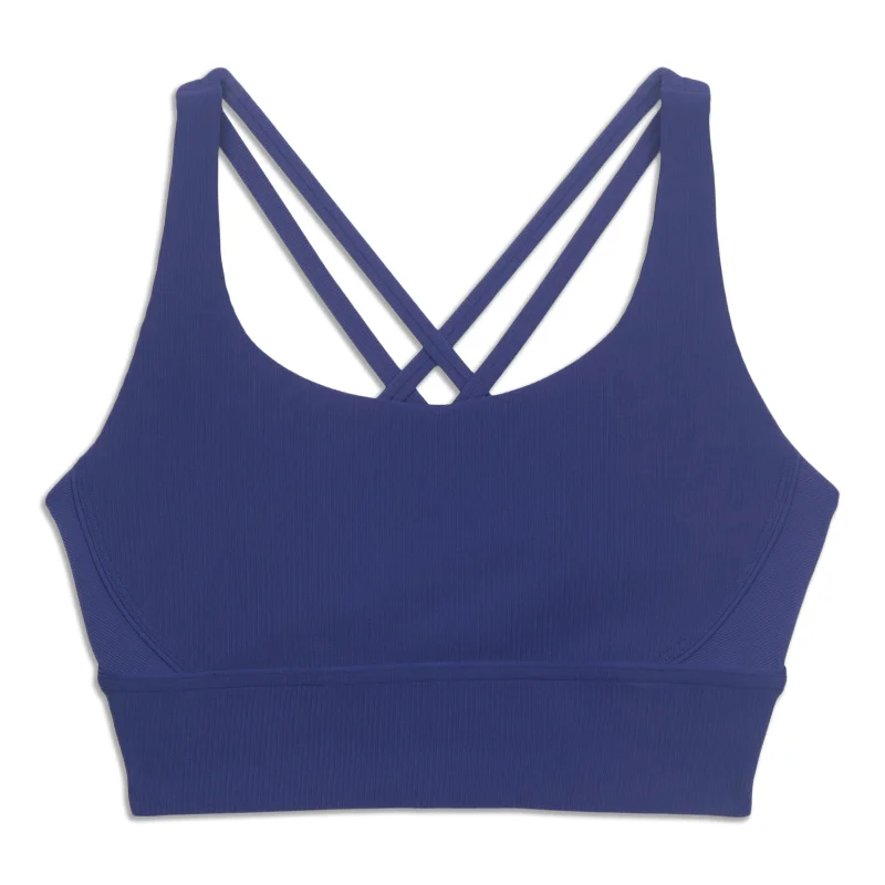 Yoga Bars with Peanut Butter -lululemon Energy Longline Bra Ribbed - Resale