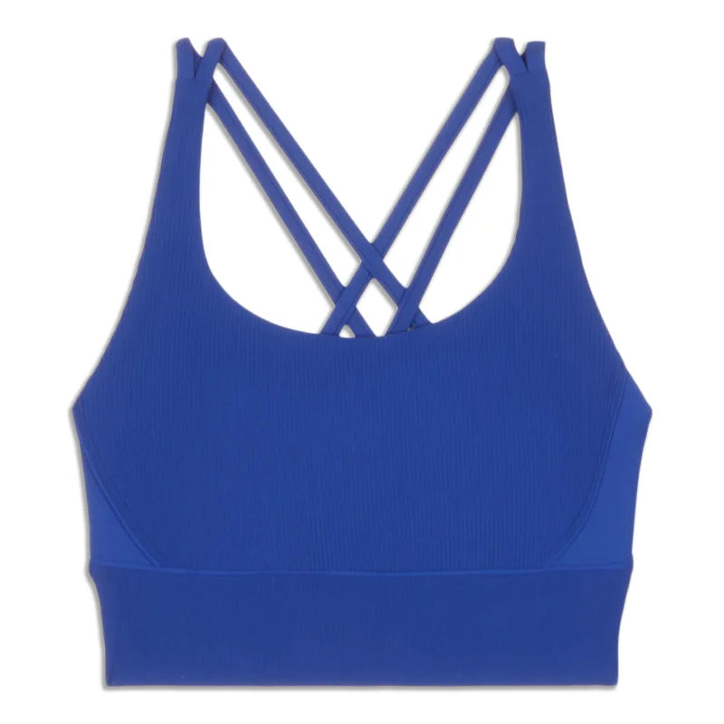 Yoga Bar with Goji Berries -lululemon Energy Ribbed Longline Bra Medium Support, B–D Cups - Resale