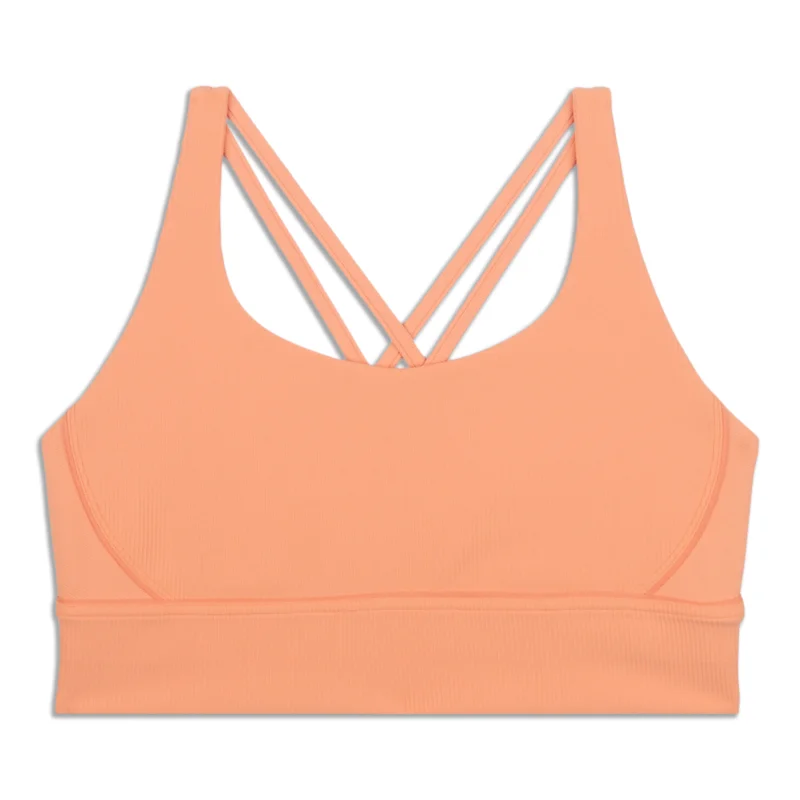 Yoga Bar for Healing Foods -lululemon Energy Ribbed Longline Bra Medium Support, B–D Cups - Resale