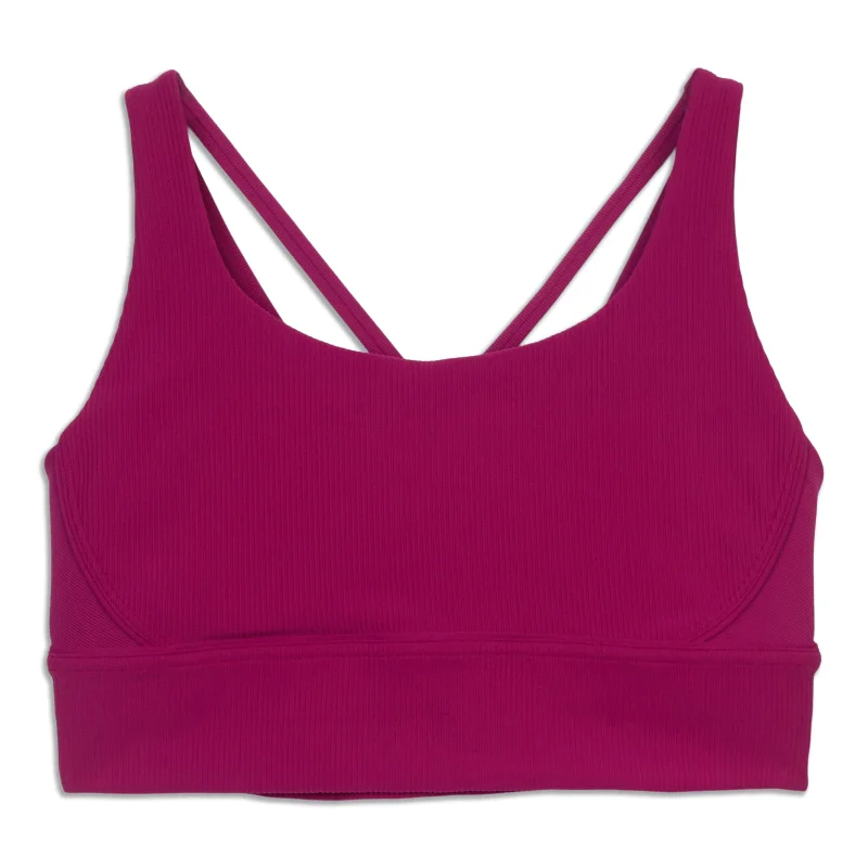 Yoga Bars with Protein and Fiber -lululemon Energy Ribbed Longline Bra Medium Support, B–D Cups - Resale