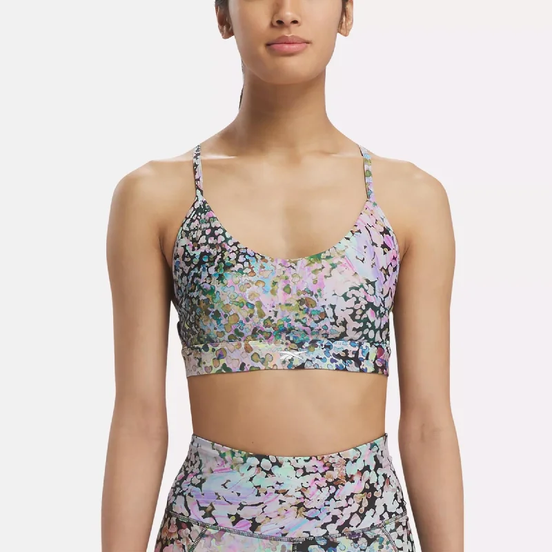 Yoga Bar for Gut Health -Lux Modern Safari Strappy Bra