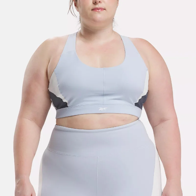Yoga Bar with Coconut Water -Lux Racer Colorblock Bra (Plus Size)