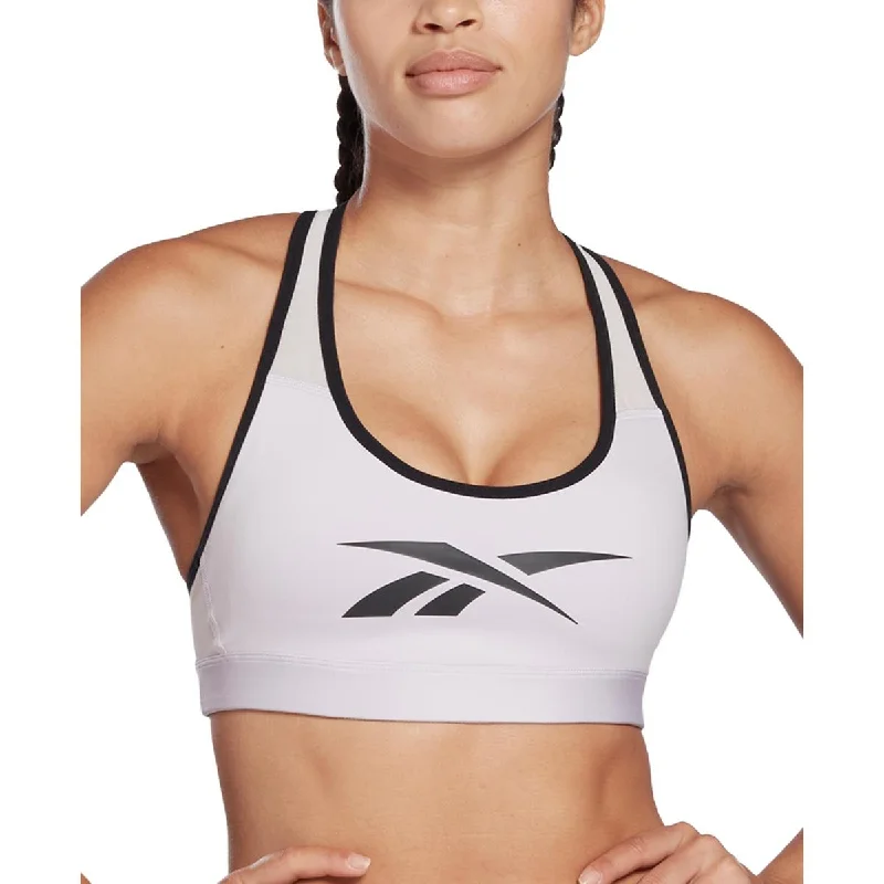 Yoga Bar with Fresh Berries -Lux Vector Womens Racerback Medium Impact Sports Bra