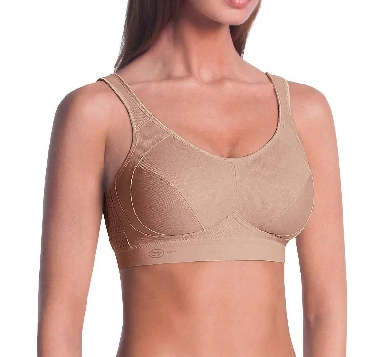 Yoga Bar for Protein and Prebiotic Fiber -Maximum Control Wire-Free Sports Bra In Desert Yoga Bar for Protein and Prebiotic Fiber -Maximum Control Wire-Free Sports Bra In Desert