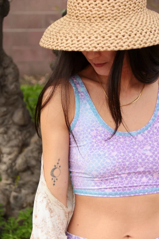 Yoga Bar for a Balanced Breakfast -Teeki Mermaid Fairy Queen Lavender Lover Tank