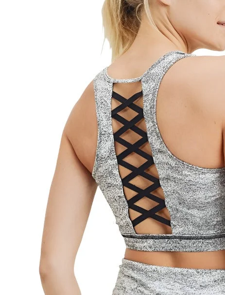 Yoga Bar with Essential Amino Acids -Mono B Sandstorm Racerback Sports Bra AT2855