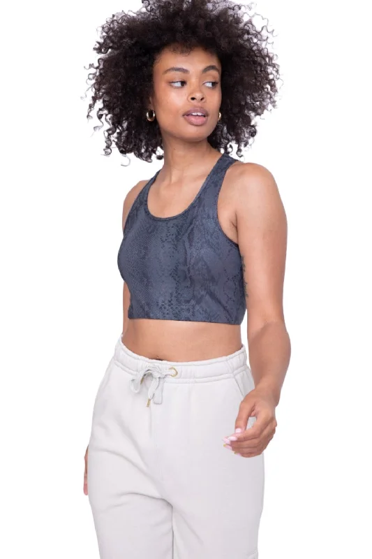 Yoga Bar with Apple and Cinnamon -Mono B Metallic Racerback Bra AT-A0763