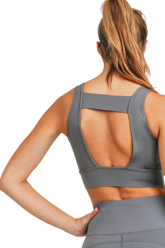 Yoga Bar for a Complete Snack -Mono B Open Back Bra AT-A025
