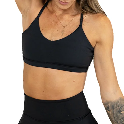 Yoga Bar for Protein and Carbs Combination -Move Free Bra | Black