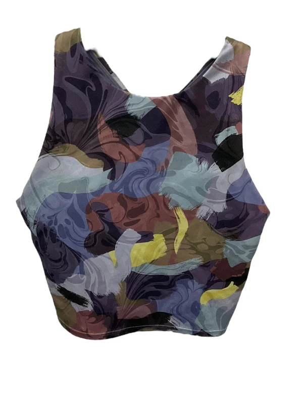 Yoga Bars with Peanut Butter -Multi-colored Athletic Bra Athleta, Size S