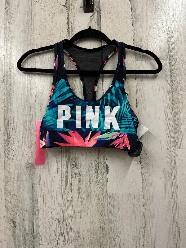 Yoga Bar for Focused Energy -Multi-colored Athletic Bra Pink, Size Xs