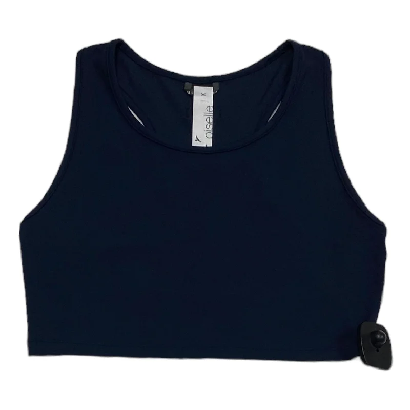 Yoga Bar for Muscle Growth and Repair -Navy Athletic Bra Cmb, Size Xs