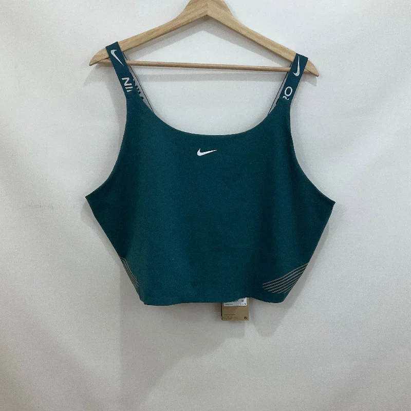 Yoga Bar with Hemp Hearts -Navy Athletic Bra Nike Apparel, Size 2x