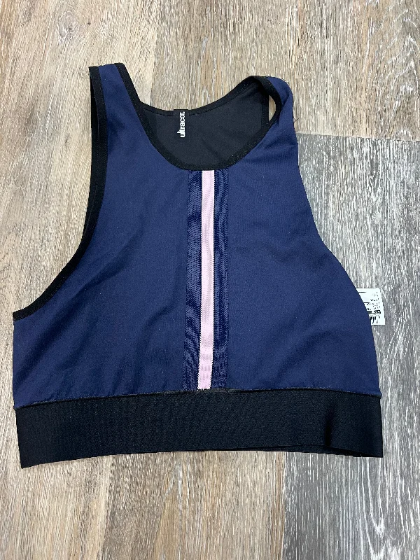 Yoga Bar for Healthy Skin and Hair -Navy Athletic Bra Ultracor, Size M