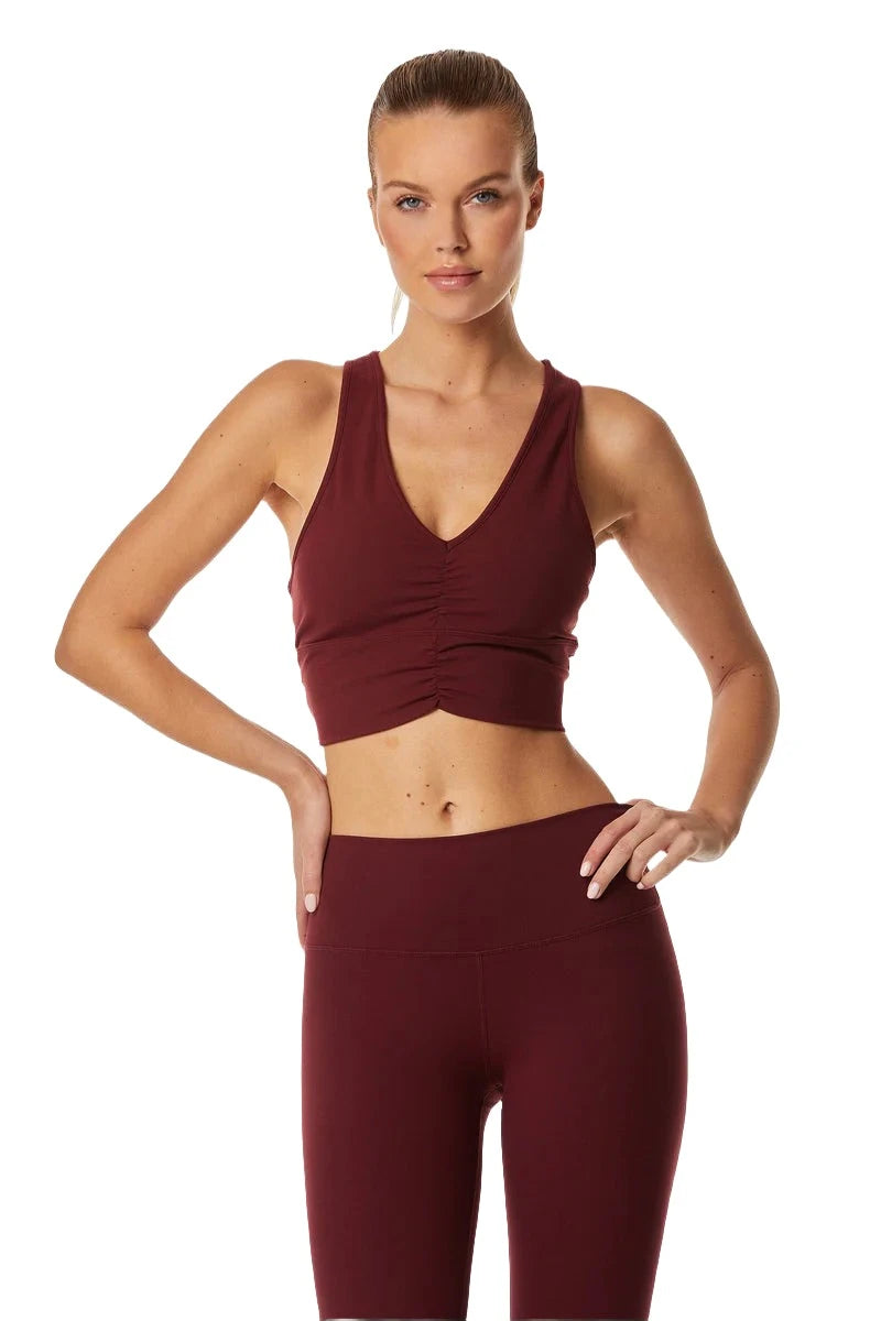 Yoga Bar with Almonds and Cacao -Noli Yoga Limitless Bra Pinot
