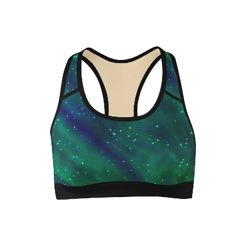 Yoga Bar with Mushroom Extract -Northern Lights Sports Bra