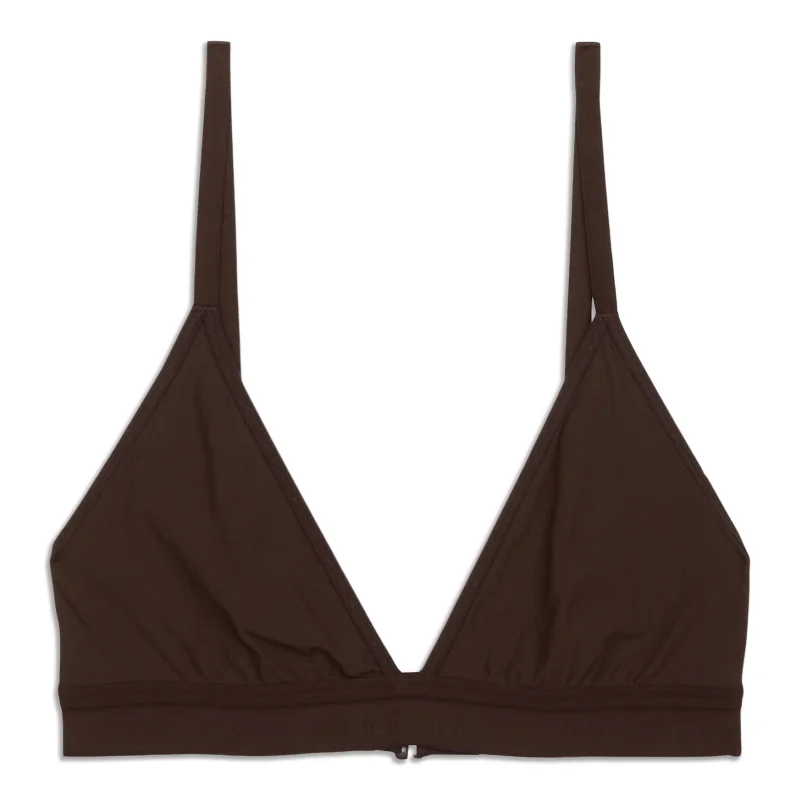 Yoga Bar with Chia and Flax -Nulu Mesh Logo Triangle Bralette - Resale
