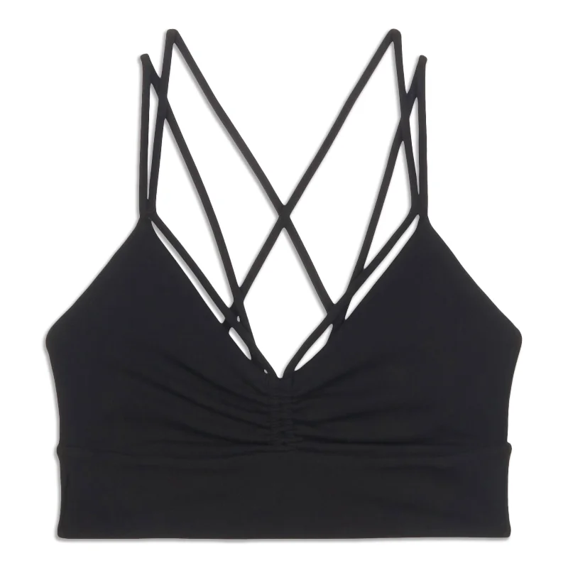 Yoga Bar with Coconut Oil for Smoothness -Nulu Strappy V-Neck Yoga Bra - Resale