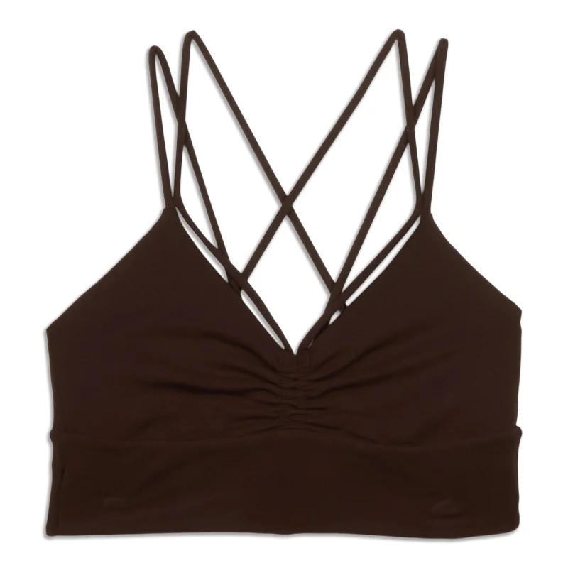 Yoga Bar for Intense Workouts -Nulu Strappy V-Neck Yoga Bra - Resale