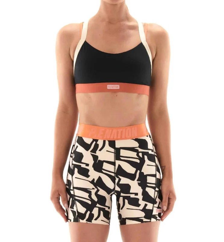 Yoga Bar with Matcha for Calm Energy -Oakmont Sports Bra In Black