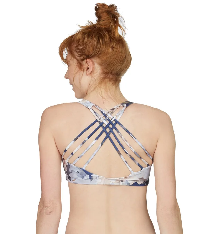 Yoga Bars for a Clean Snack -Onzie Chic Yoga Sports Bra Nomad Blossom