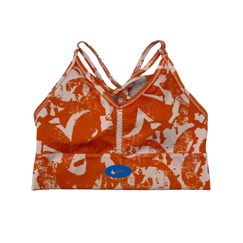 Organic Yoga Bar for Energy -ORANGE ATHLETIC BRA by NIKE APPAREL Size:XS