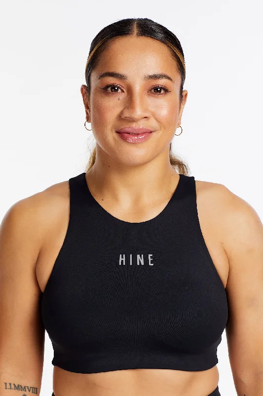 Yoga Bar for Athletic Performance -HYBRID PERFORMANCE SPORTS BRA ONYX