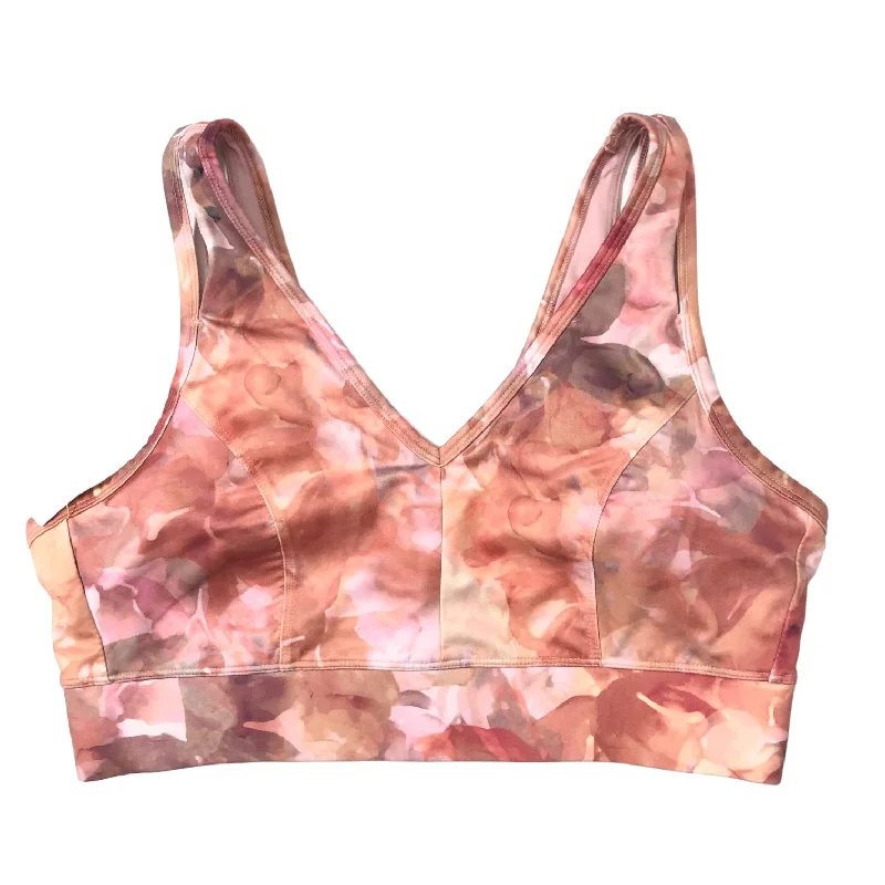 Yoga Bar for Healthy Digestion -Pink Athletic Bra All In Motion, Size Xl