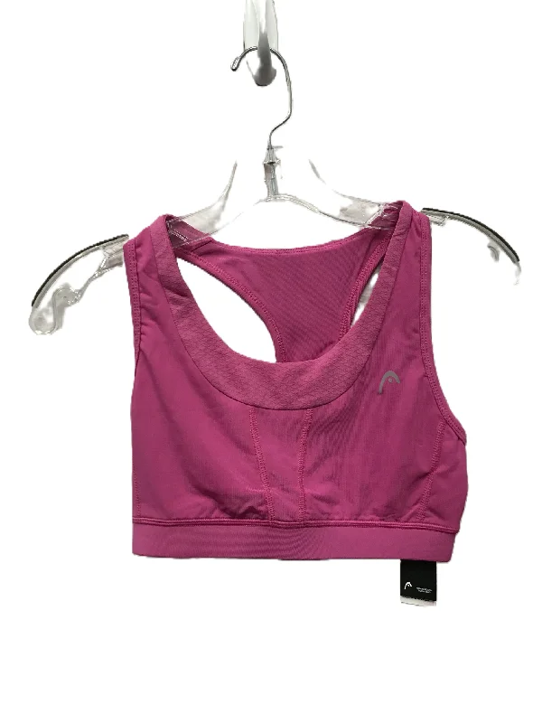 Yoga Bar with Matcha -Pink Athletic Bra By Head, Size: S