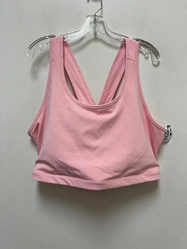 Best Yoga Bar with Nut-Free Options -Pink Athletic Bra Zelos, Size 4x