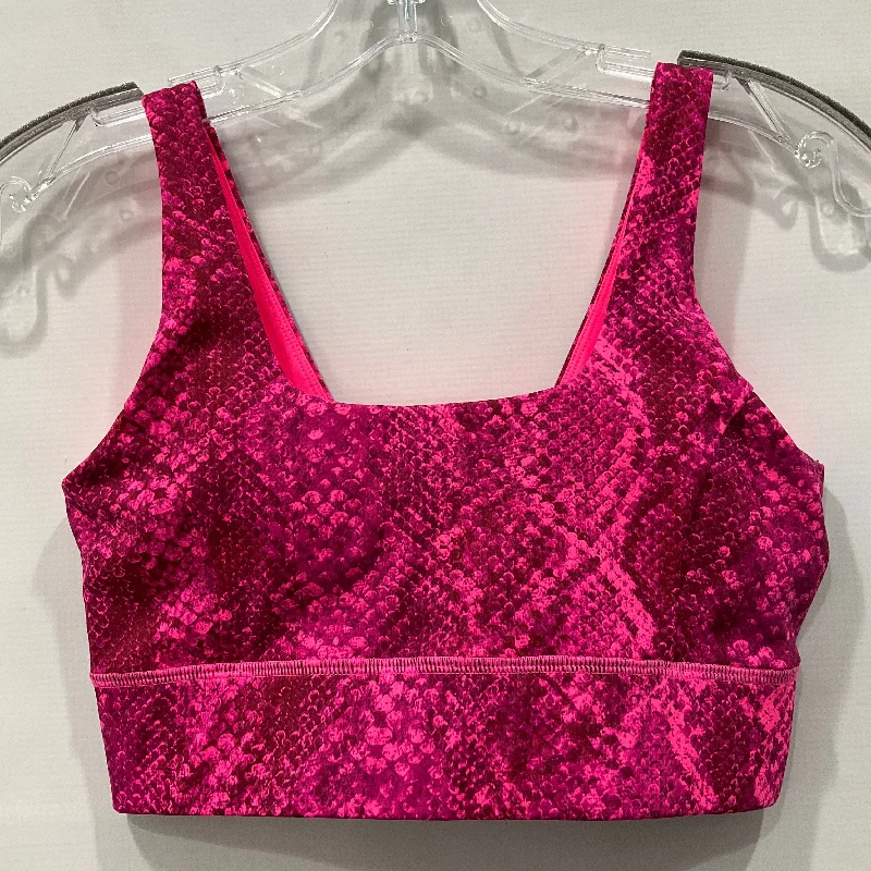 Yoga Bar for Better Digestion and Detox -Pink & Purple Athletic Bra Ivl Collective, Size 6